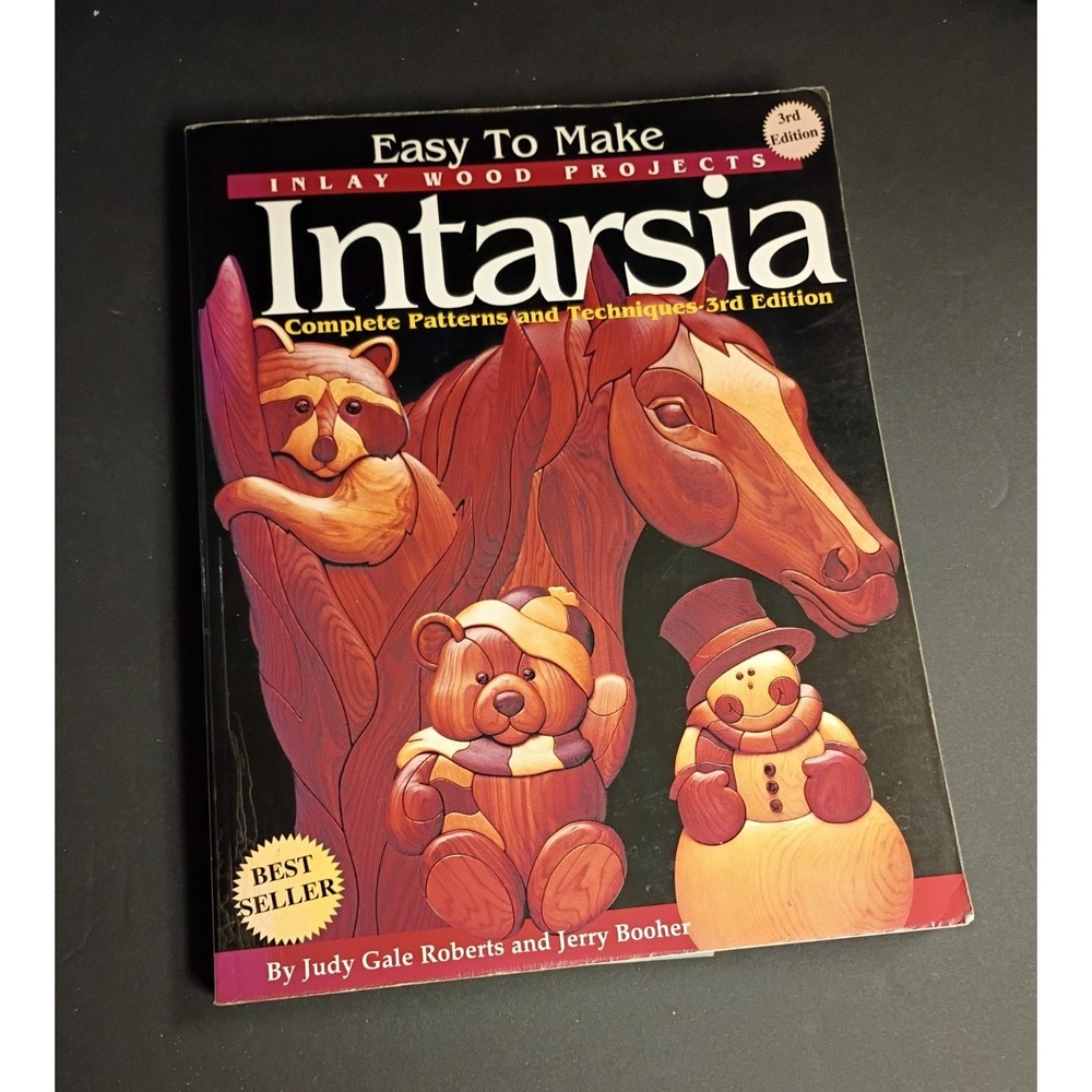 Easy to Make Inlay Wood Projects Intarsia - Roberts & Booher PB 3rd 1999